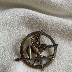 The hunger Games Mockingjay pin
